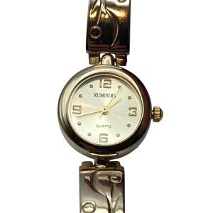 Rumours 27672 Womens Watch 21mm Bangle Bracelet Wrist Size 6.5" New Battery